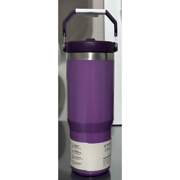 Stanley Ice Flow Flip Straw Tumbler 30oz, HAMMERTONE LILAC PURPLE - Picture 2 of 4